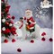Ceramic Christmas Santa Riding On The Polar Bear Salt Pepper Shakers, Kitchen